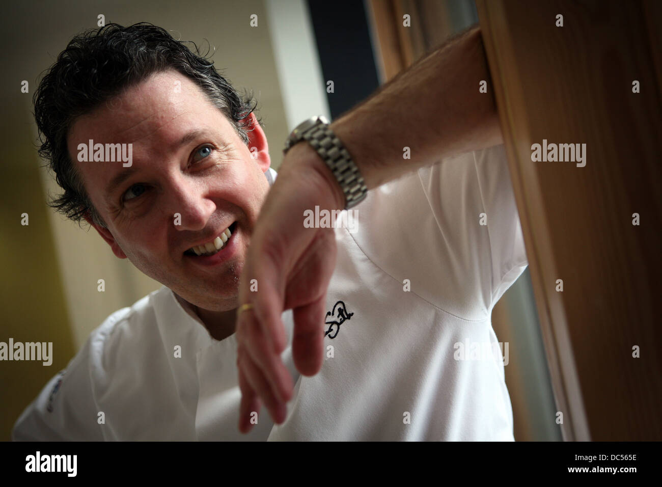 Chef John Benson-Smith . Photo : Chris Bull Banque D'Images