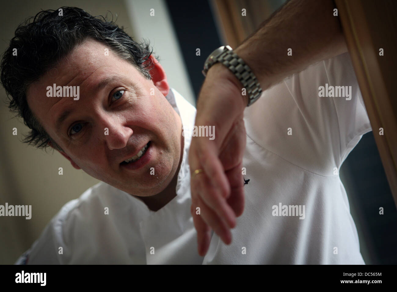 Chef John Benson-Smith . Photo : Chris Bull Banque D'Images