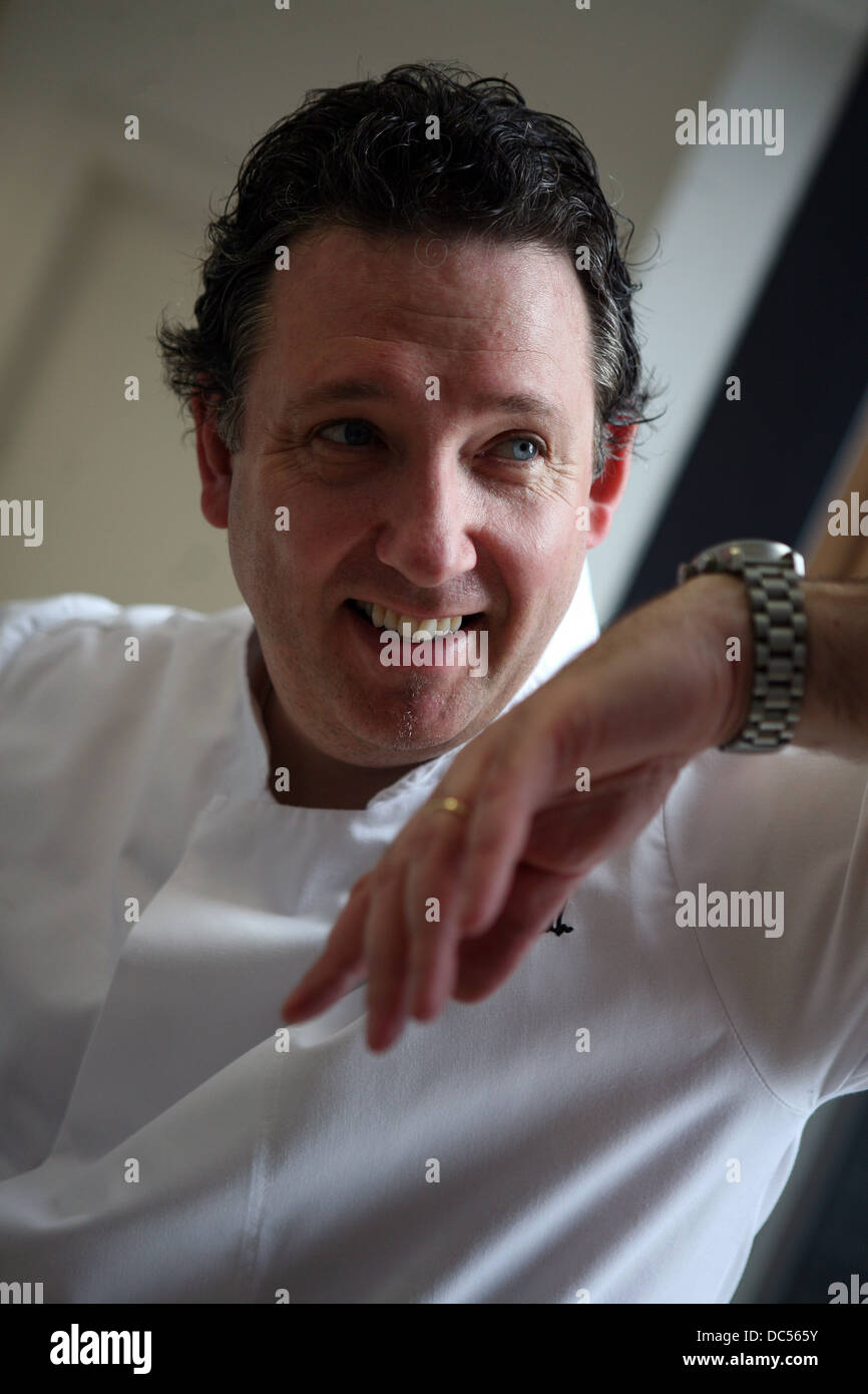 Chef John Benson-Smith . Photo : Chris Bull Banque D'Images