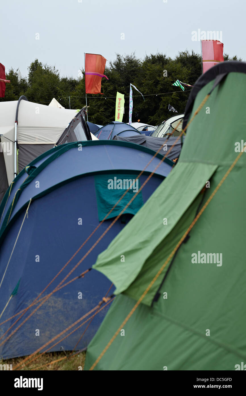 Charlton Park, Wiltshire, Angleterre - (WOMAD World of Music Arts and Dance Festival 2013). Banque D'Images