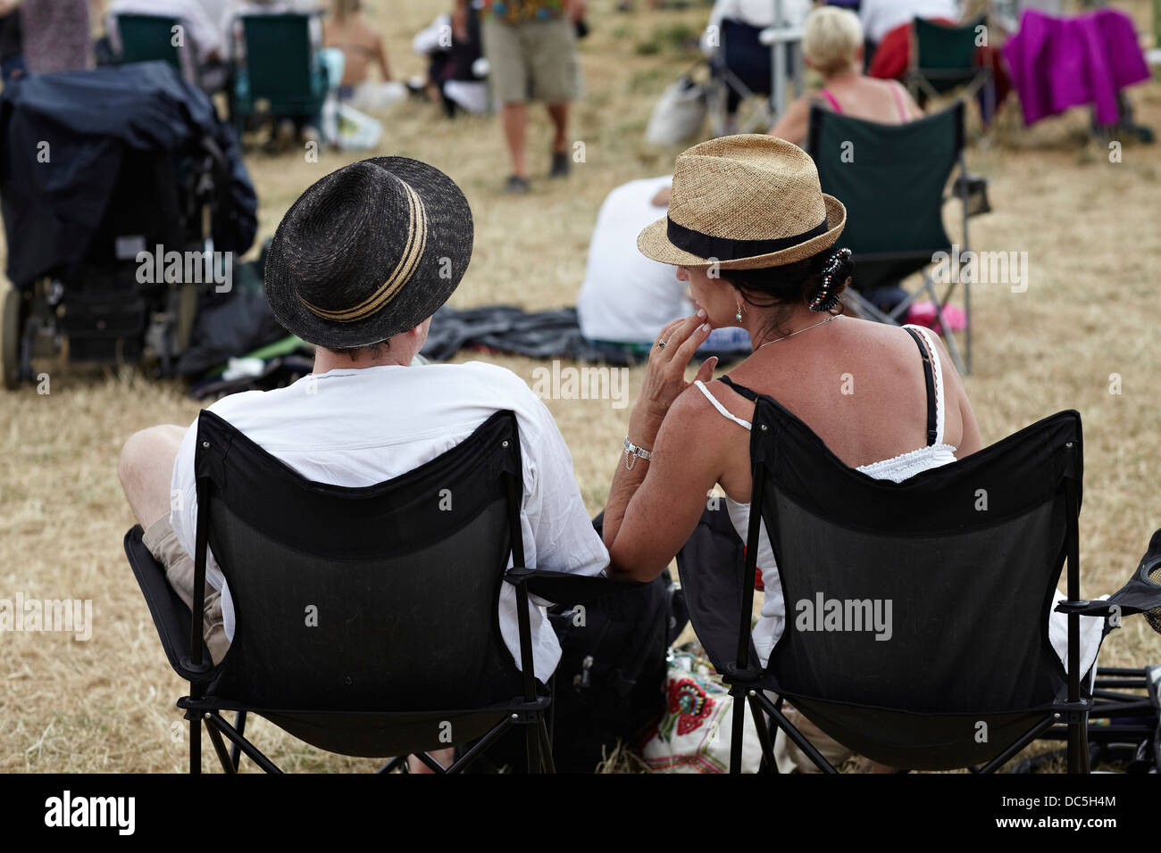 Charlton Park, Wiltshire, Angleterre - (WOMAD World of Music Arts and Dance Festival 2013). Banque D'Images