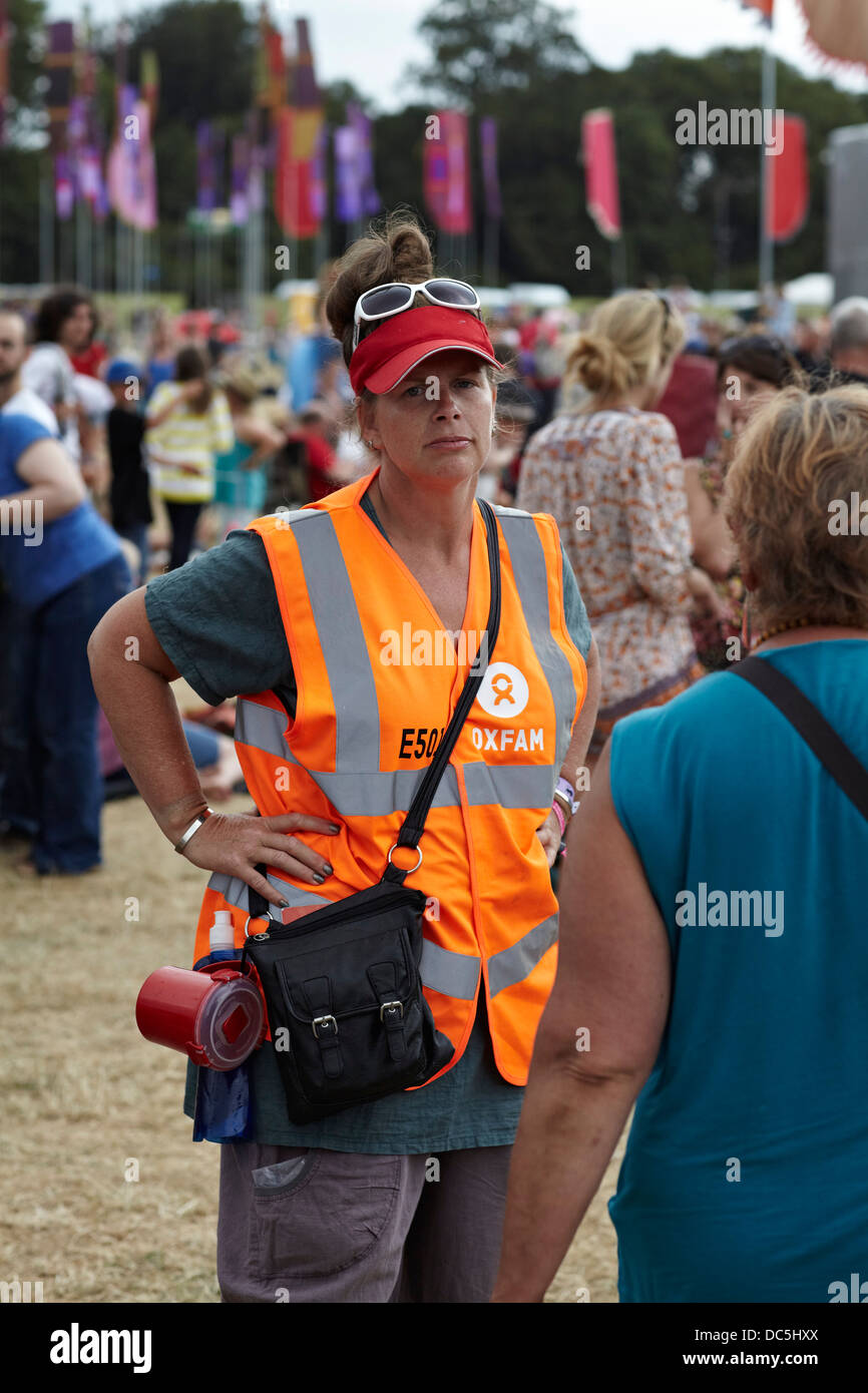 Charlton Park, Wiltshire, Angleterre - (WOMAD World of Music Arts and Dance Festival 2013). Banque D'Images