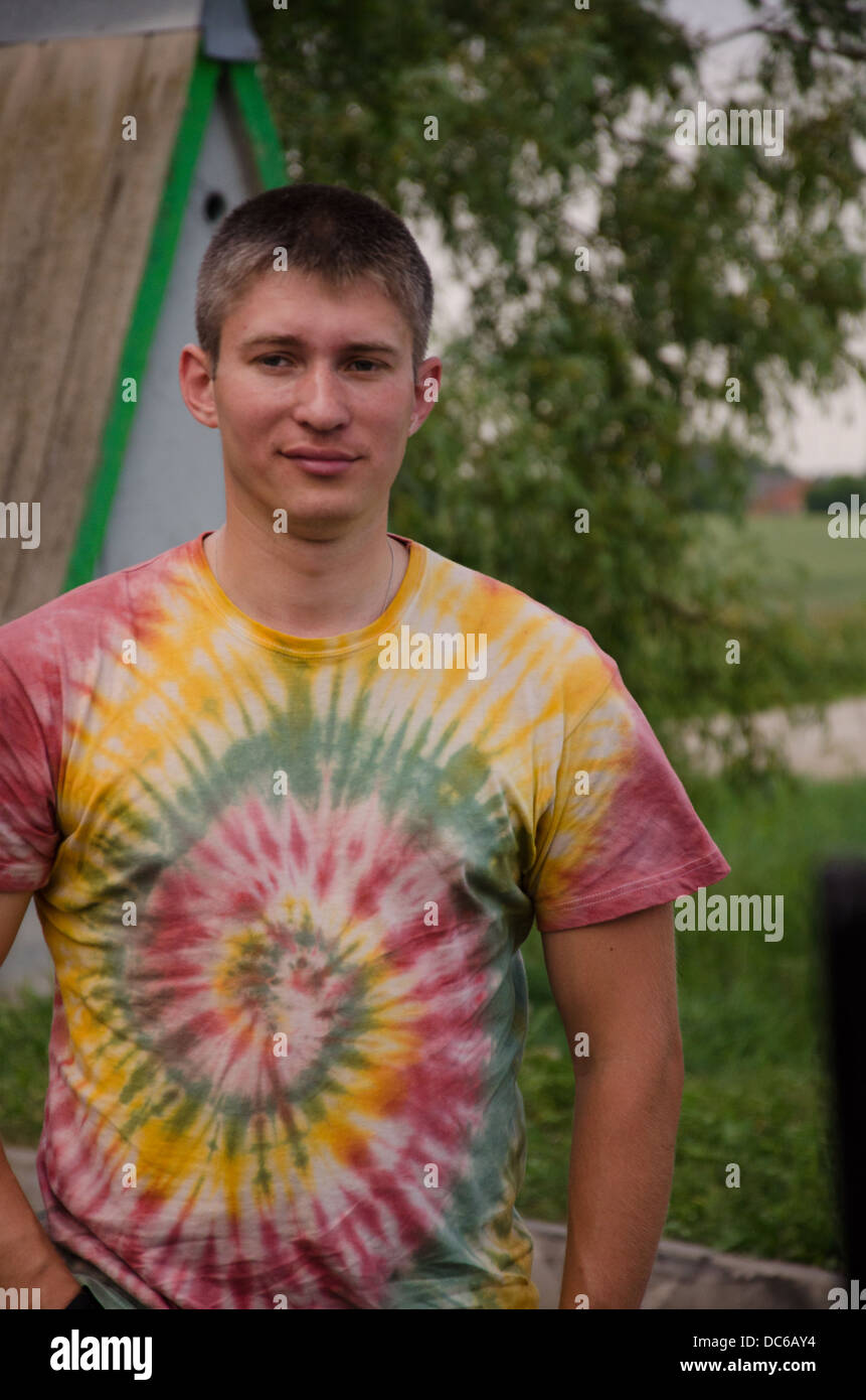 Young Man Portrait Banque D'Images