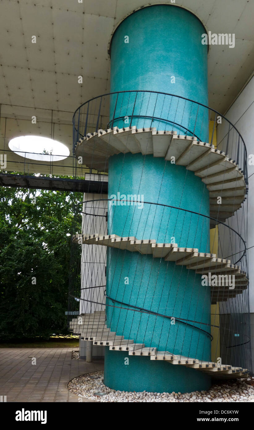 Les résidences universitaires Le gendarme terrasse Banque D'Images