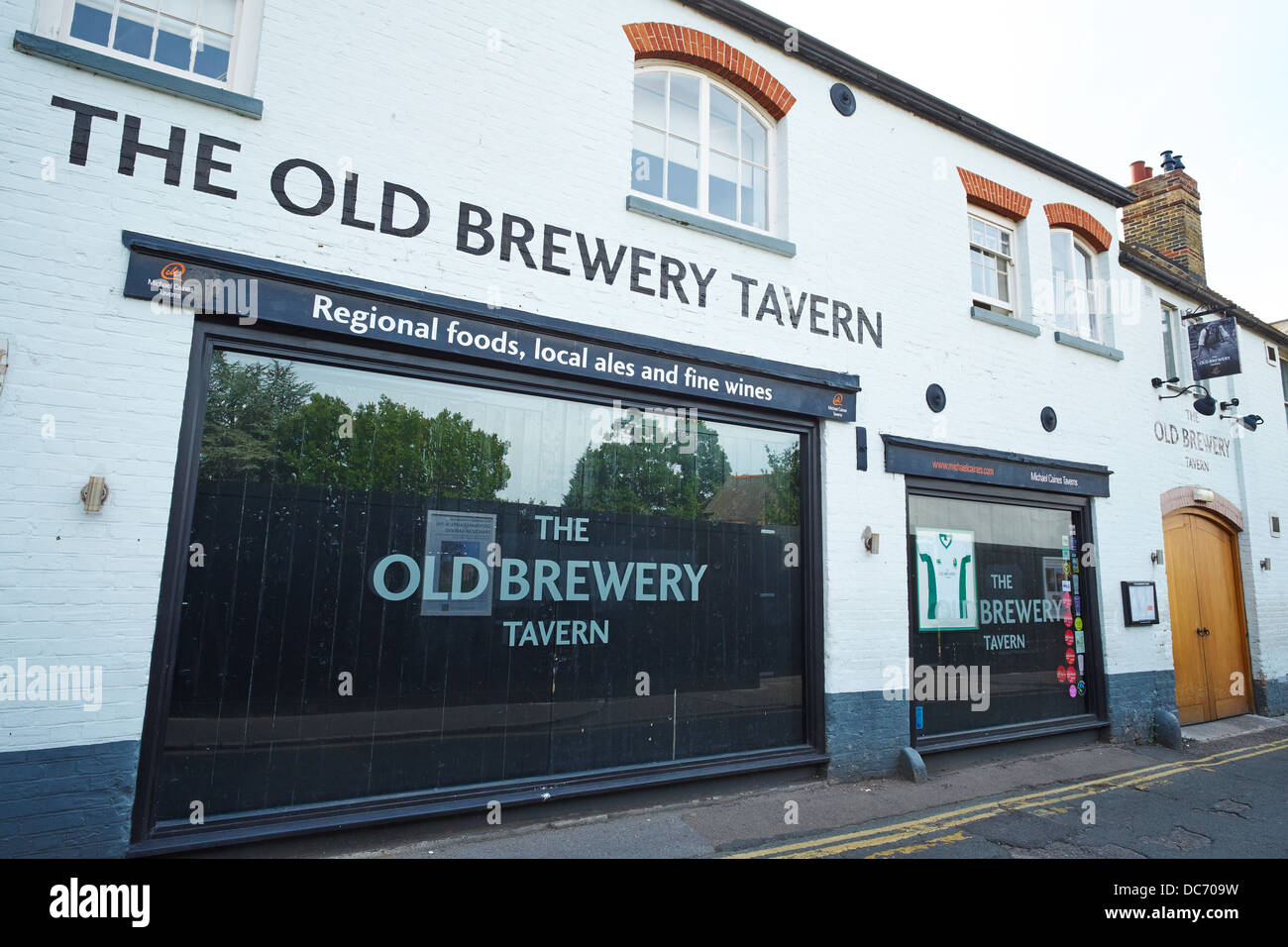 L'ancienne brasserie Taverne Stour Street Canterbury Kent UK Banque D'Images