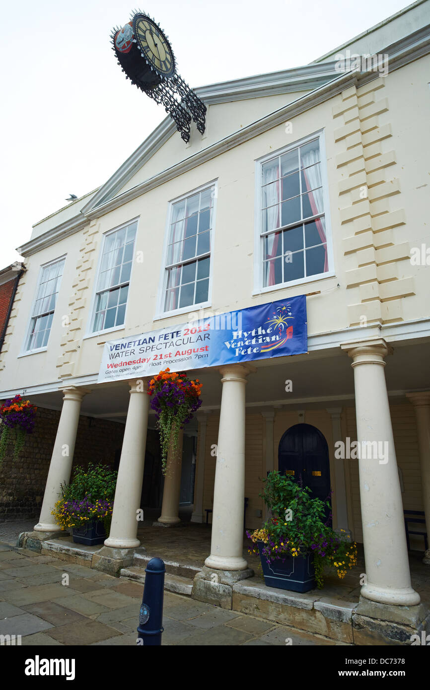 High Street Hôtel de ville de Hythe Kent UK Banque D'Images
