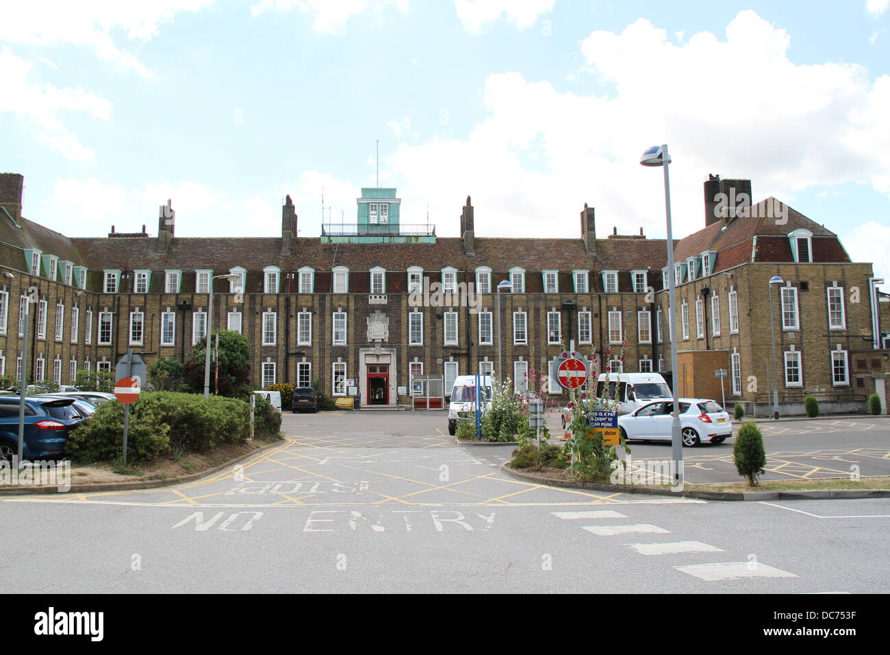 La reine Elizabeth la reine mère Hôpital de Margate, Kent. Banque D'Images