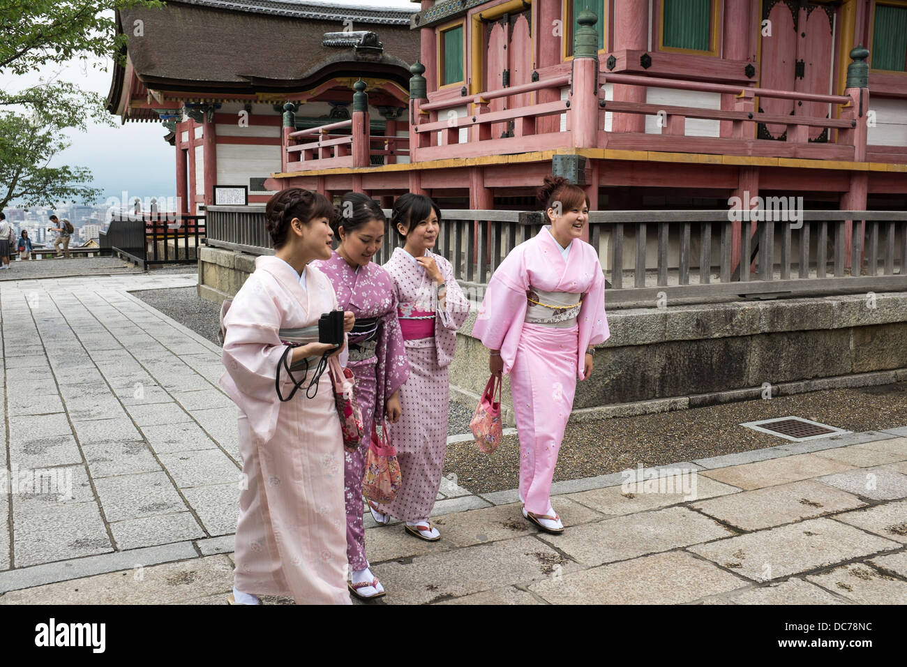 Le temple Kiyomizu-dera Kyoto au Japon Banque D'Images