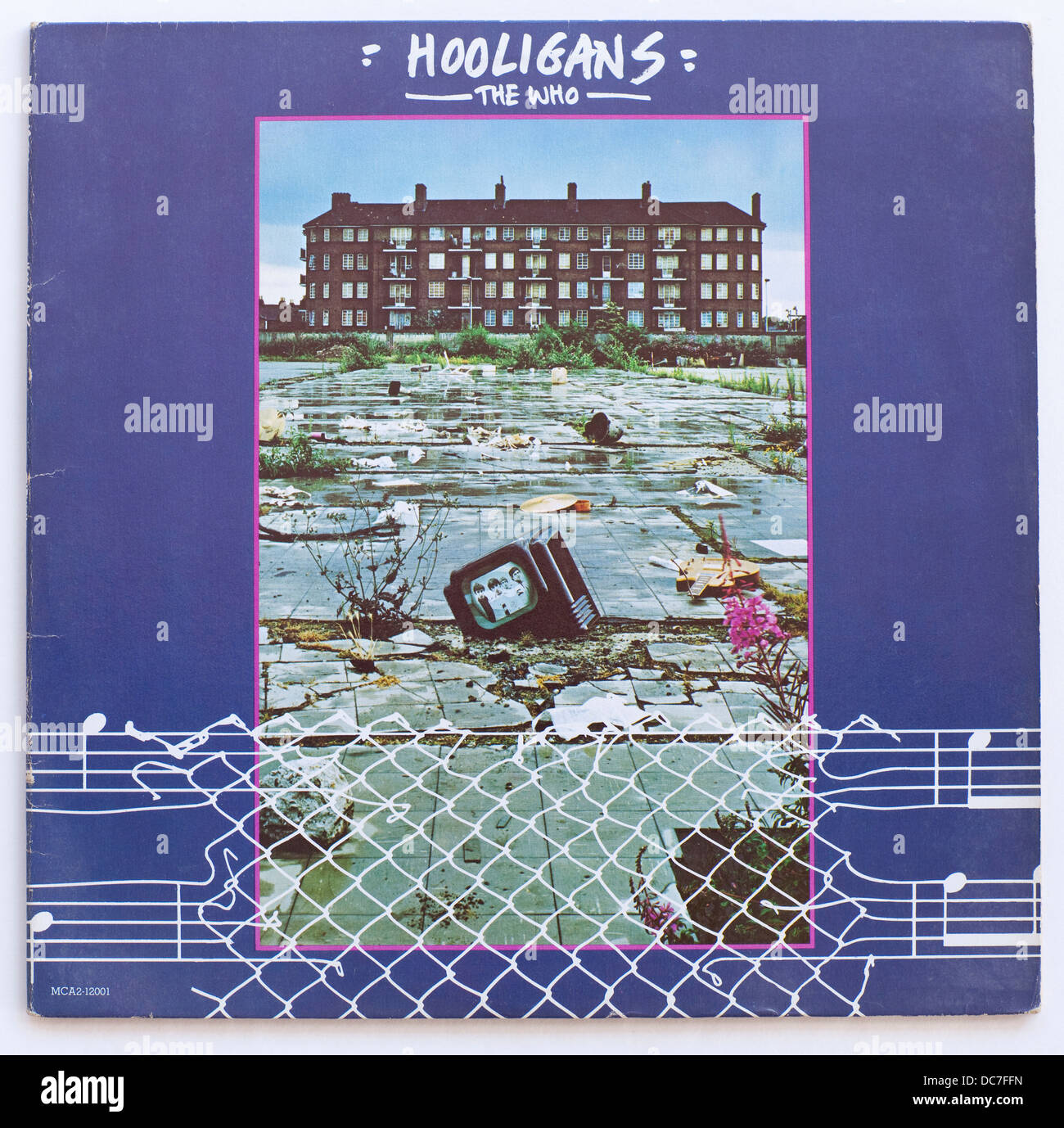 L'OMS - hooligans, album de compilation 1979 sur MCA Records - usage éditorial uniquement Banque D'Images