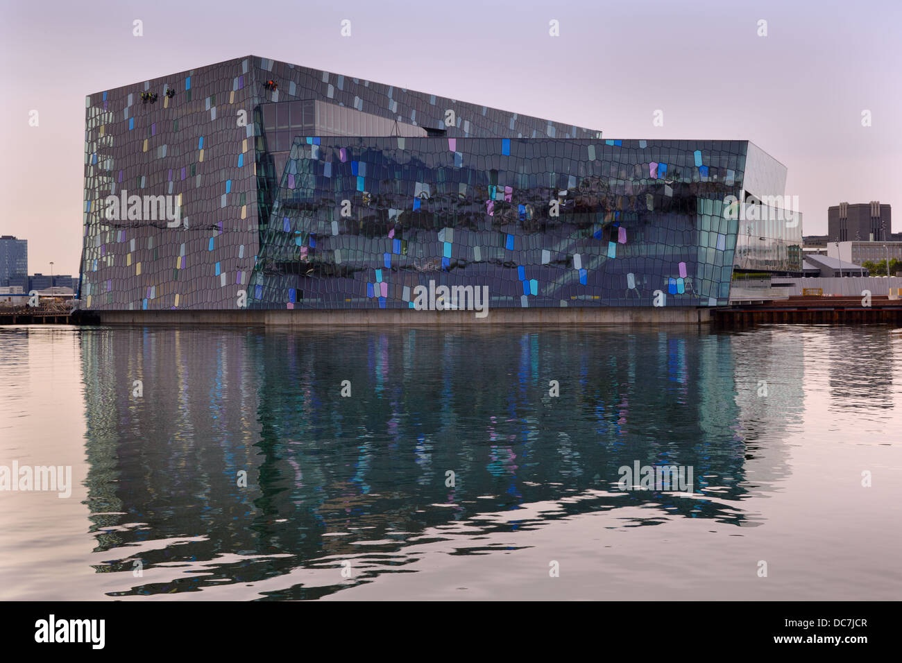 HARPA Concert Hall, et le centre de conférence, Reykjavik, Islande Banque D'Images