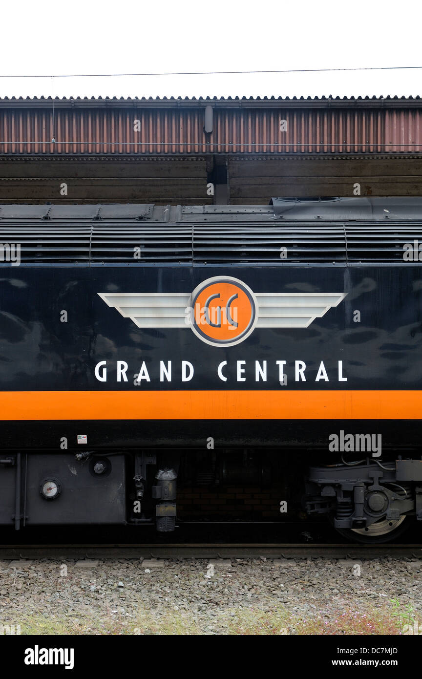 Les trains de Grand Central York England uk Banque D'Images