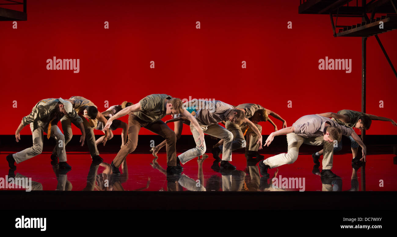 La comédie musicale "West Side Story" revient au Sadler's Wells Theatre, Londres Banque D'Images