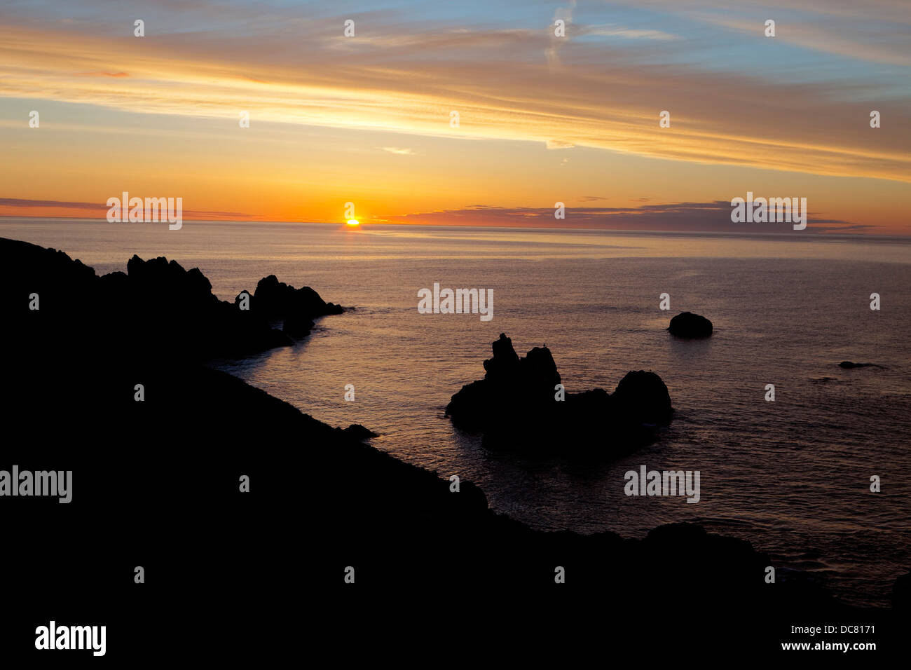 Lever du soleil, Bonavista, Terre-Neuve Banque D'Images