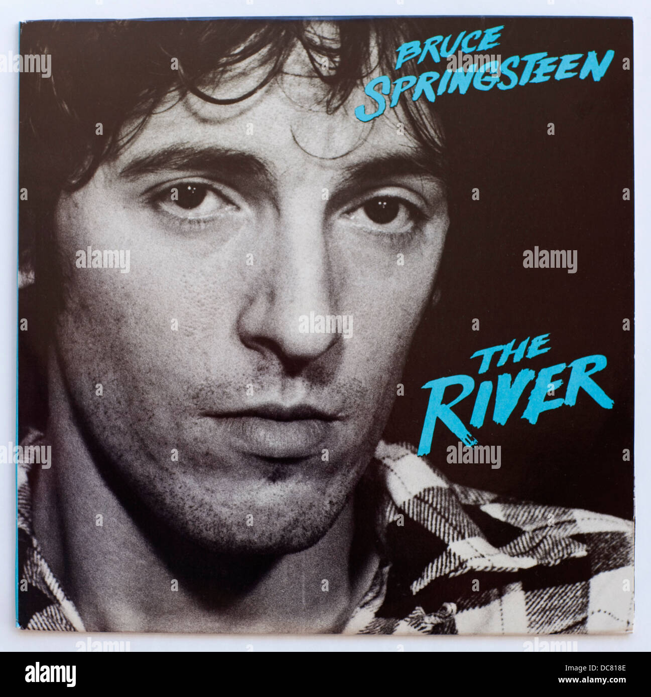 Bruce Springsteen - The River, 1980 double album sur CBS - usage éditorial seulement Banque D'Images
