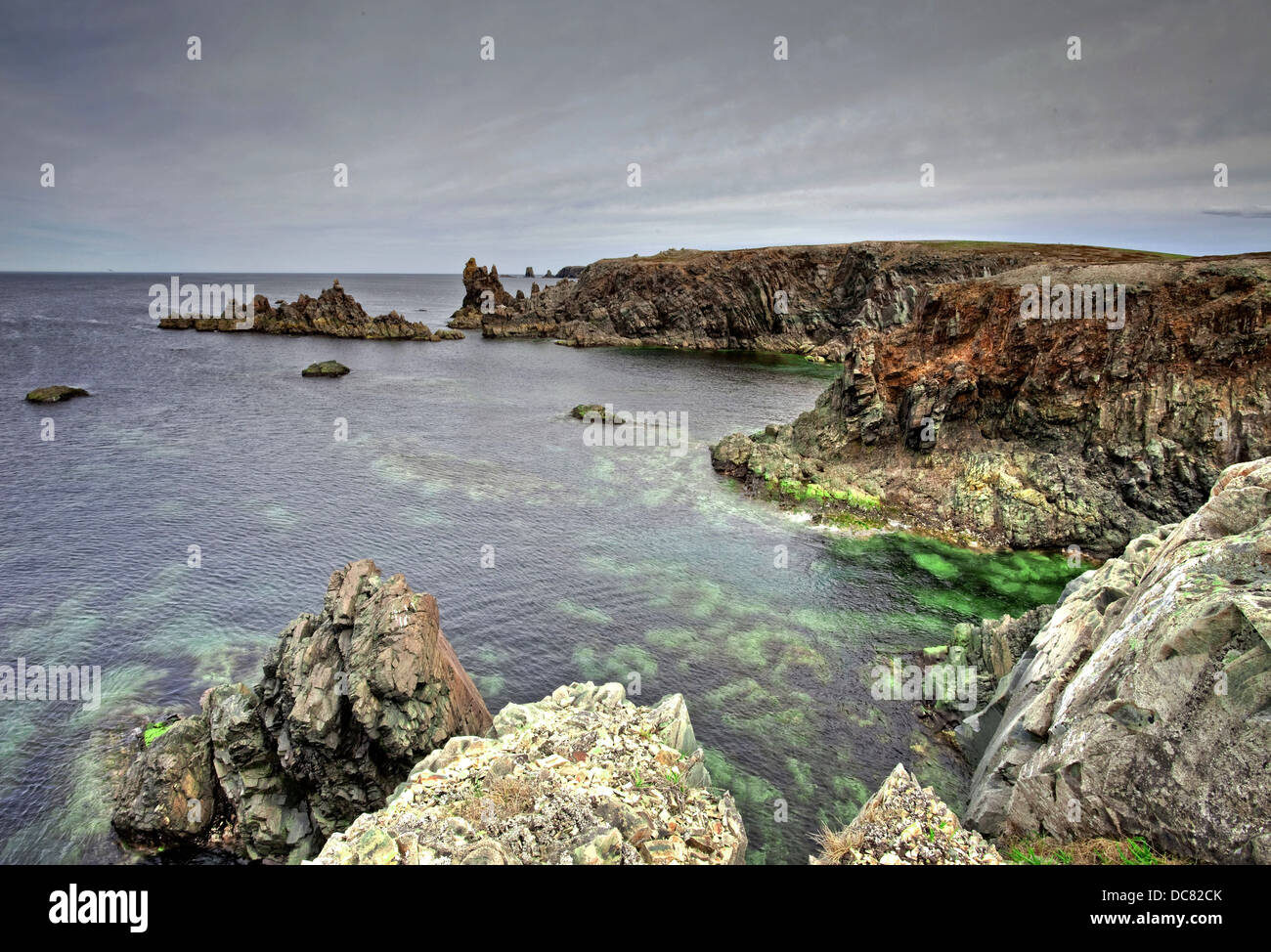 Rivage de Bonavista, Bonavista, Terre-Neuve Banque D'Images