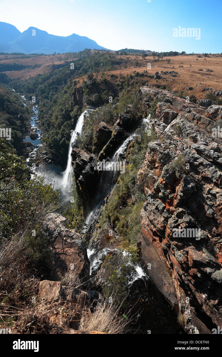 Lisbon Falls, la province de Mpumalanga, Afrique du Sud Banque D'Images