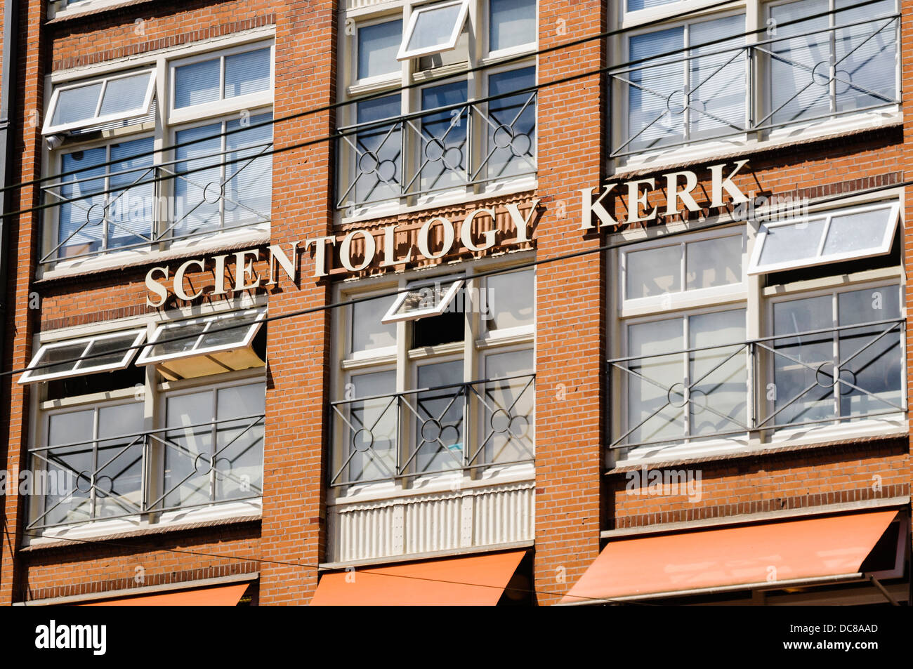 L'église de scientologie à Amsterdam Banque D'Images