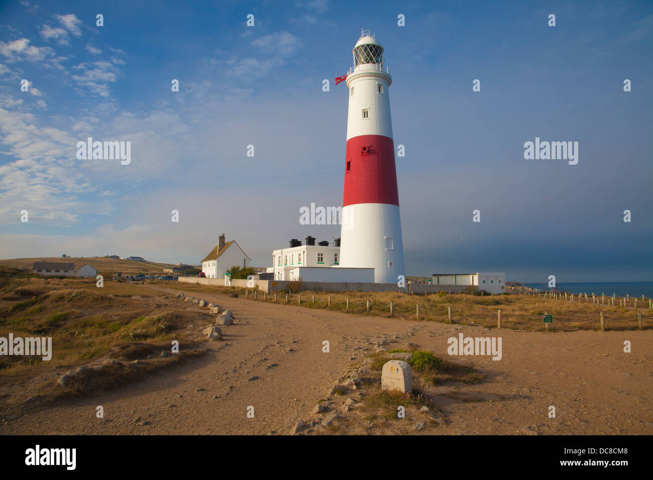 Portland Bill Lighthouse, Dorset, Angleterre du Sud-Ouest, Royaume-Uni Banque D'Images