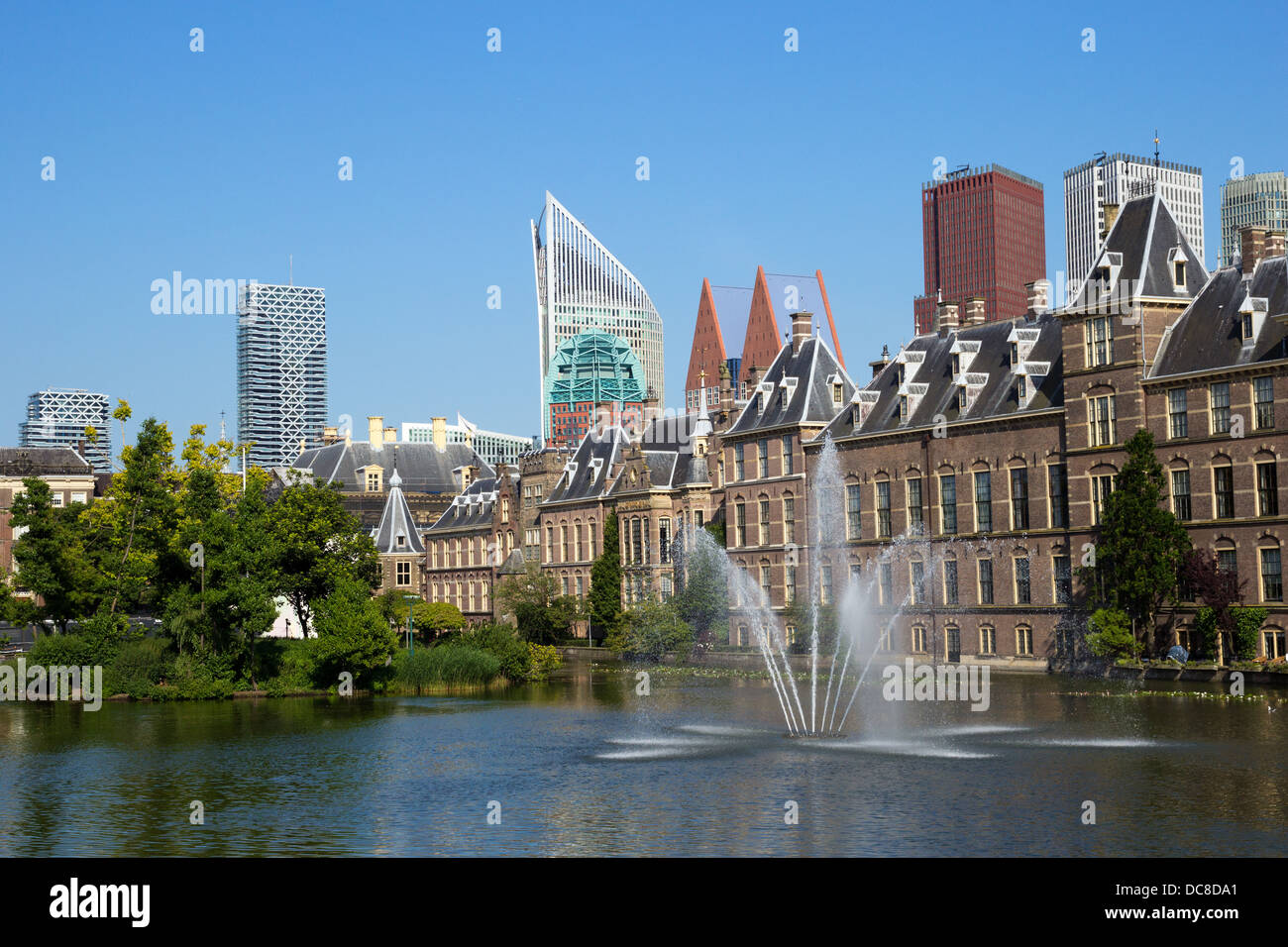 Le Parlement néerlandais à La Haye, aux Pays-Bas Banque D'Images