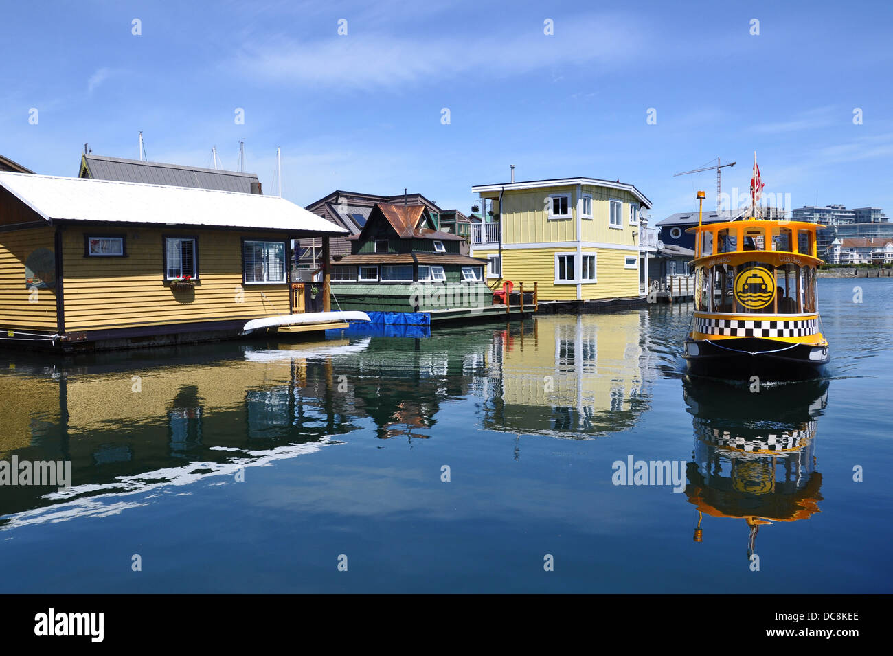 Fisherman's Wharf, Victoria, île de Vancouver, Colombie-Britannique, Canada Banque D'Images