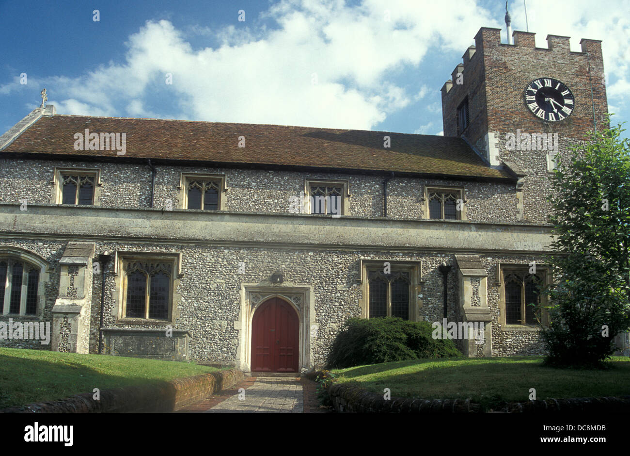 St Johns Parish Church, New Hampshire, Angleterre, Alresford Banque D'Images