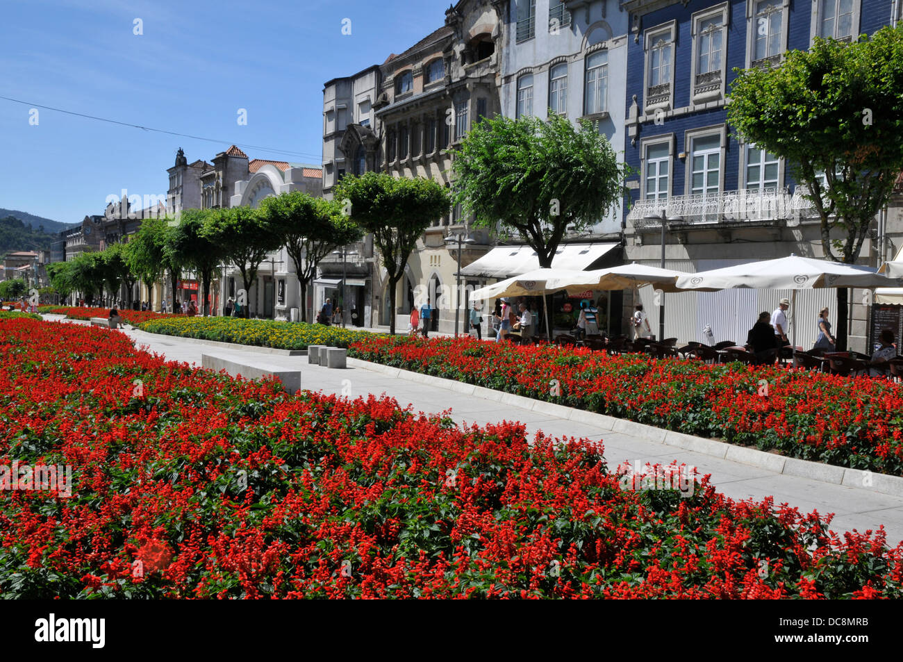 Braga, Portugal : Avenida da Liberdade Banque D'Images