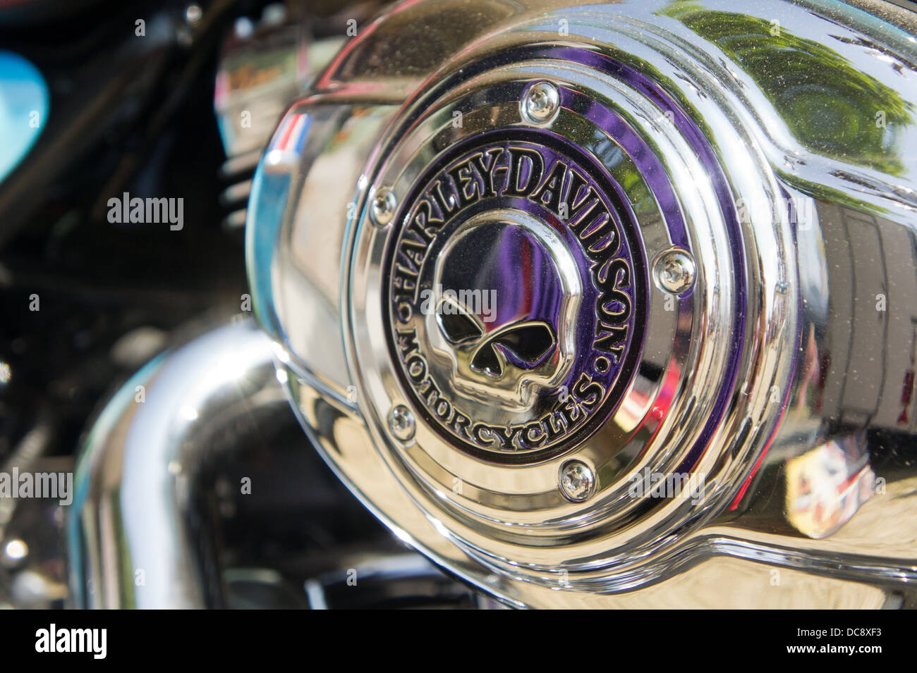Moteur Harley Davidson Banque D'Images