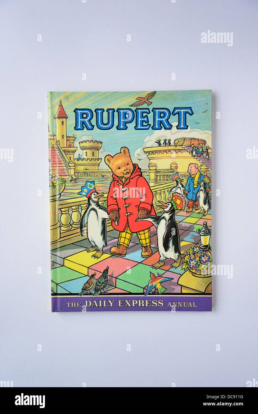 Daily Express Rupert Bear No annuel42. 1977, Surrey, Angleterre, Royaume-Uni Banque D'Images
