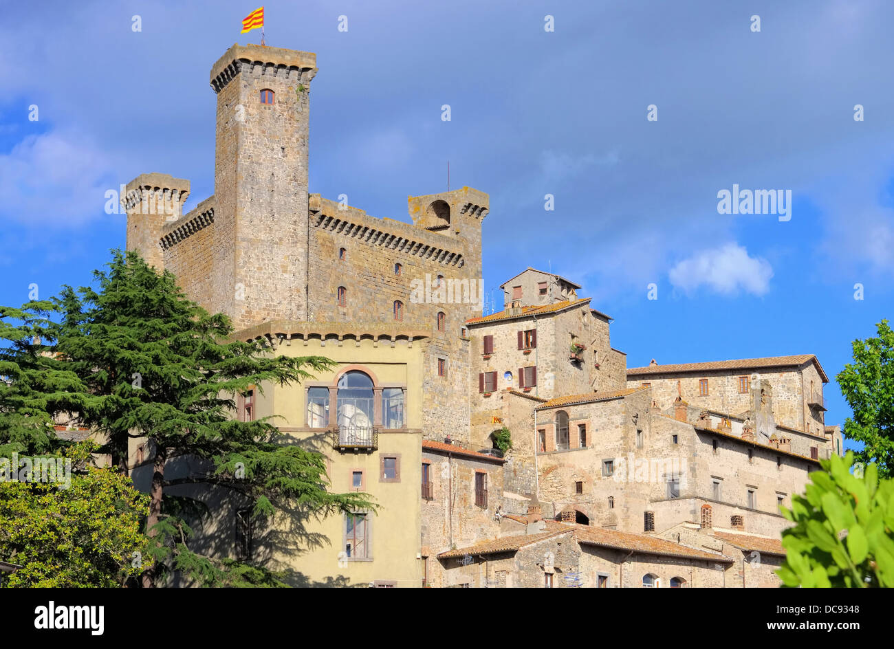 Bolsena Burg - Bolsena château 04 Banque D'Images