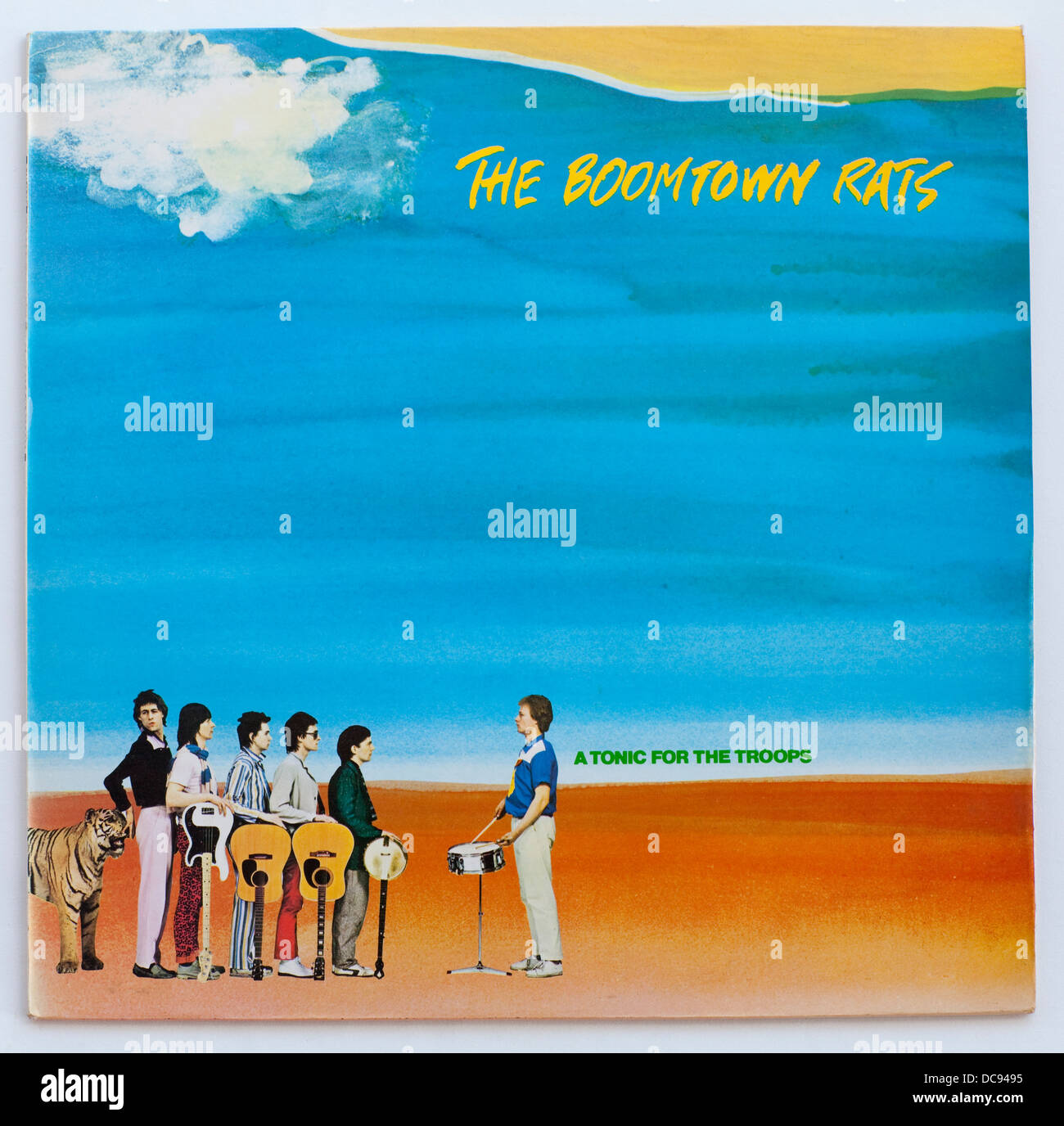 The Boomtown rats - UN tonique pour les troupes, 1978 album sur Ensign Records - usage éditorial seulement Banque D'Images