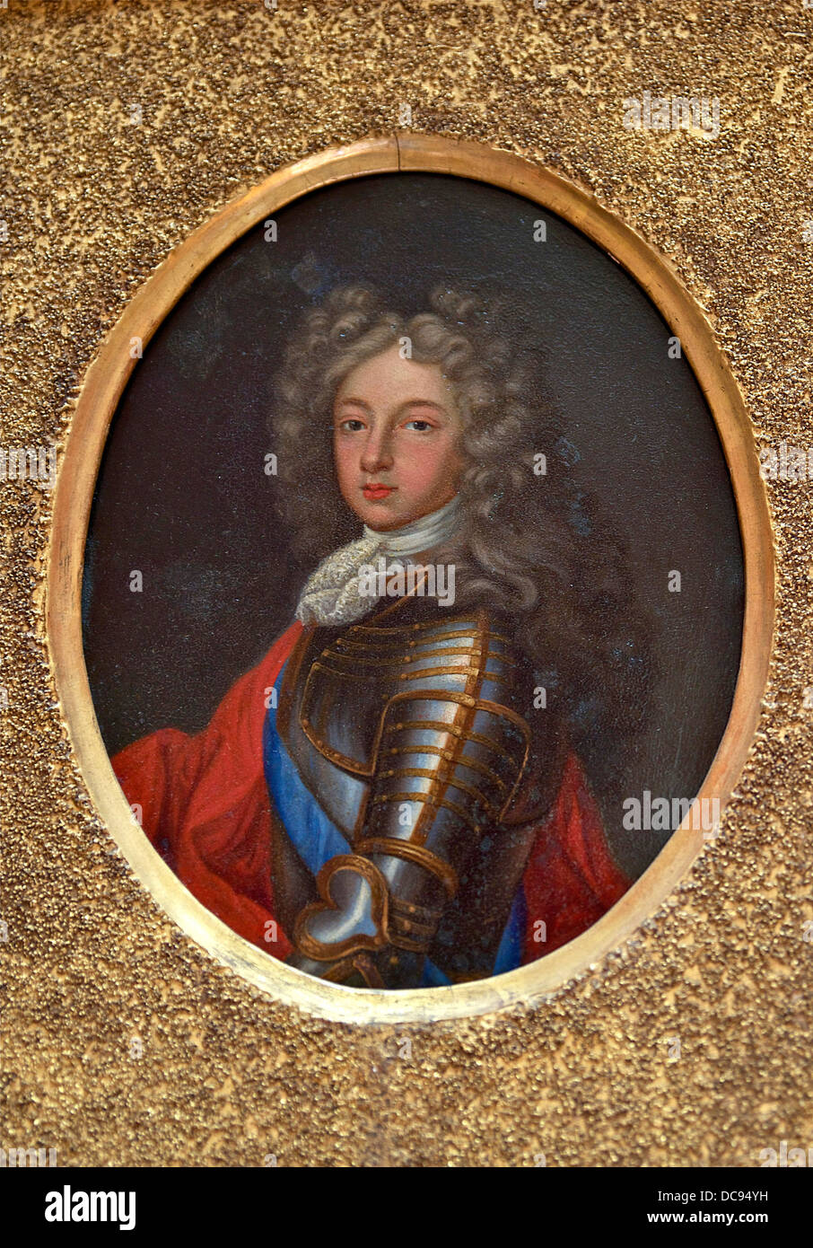 Petits blindés portrait of young Philip, duc d'Anjou, petit-fils de Louis XIV de France, avant qu'il a été choisi comme le roi Philippe V Banque D'Images