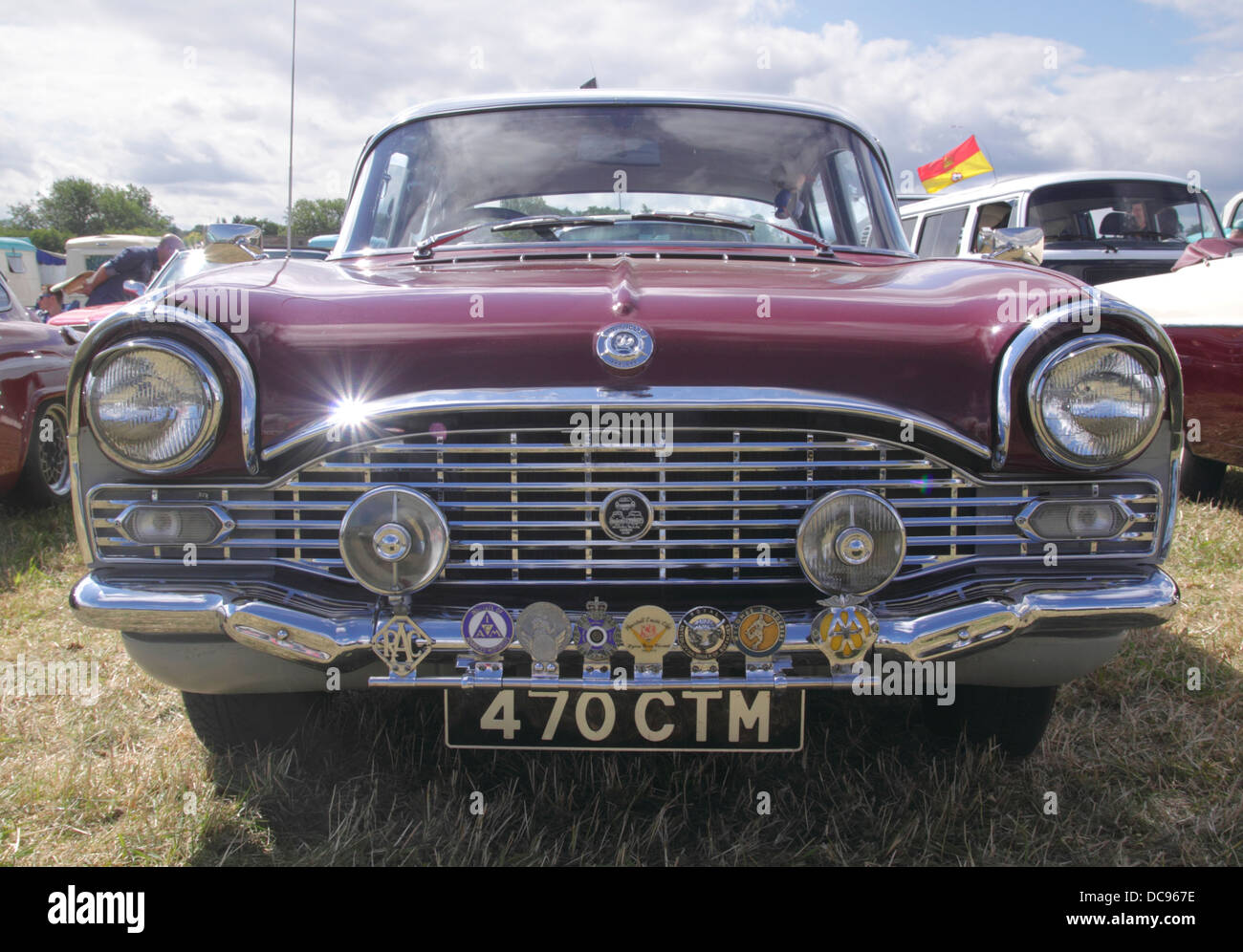 1960 Vauxhall Cresta à White Waltham Festival Rétro 2013 Banque D'Images