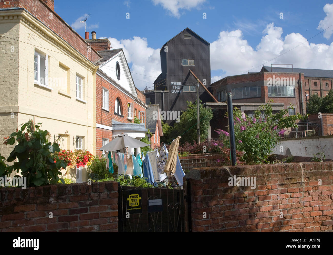 Maisons bâtiments historiques Angleterre Essex Mistley Banque D'Images