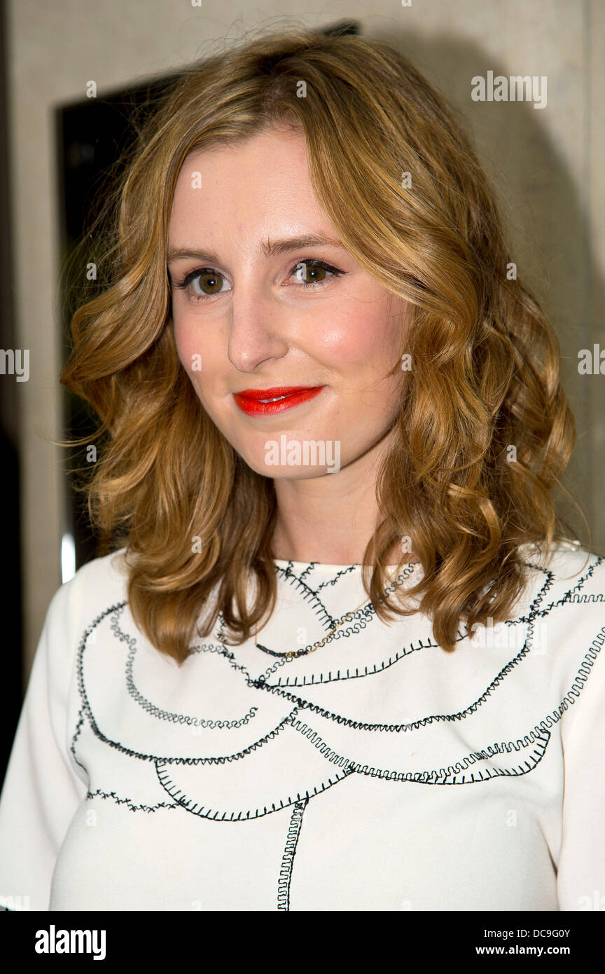 Londres, Royaume-Uni. 13Th Aug 2013.Laura Carmichael à partir de la série télévisée Downton Abbey vu arriver à l'hôtel Mayfair à Londres : Crédit WFPA/Alamy Live News Banque D'Images