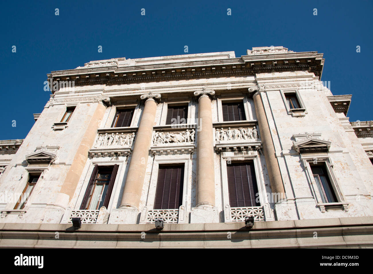 L'Uruguay, Montevideo. Palais législatif historique, siège de l'extérieur du Parlement uruguayen. Circa 1908-1925. Banque D'Images