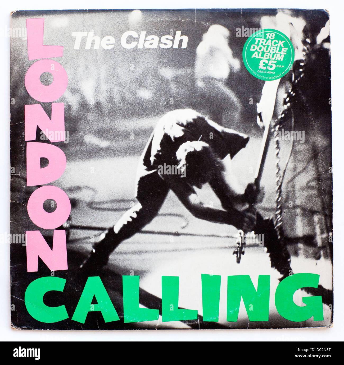 The Clash - London Calling, 1979 double album sur CBS Records - usage éditorial uniquement Banque D'Images