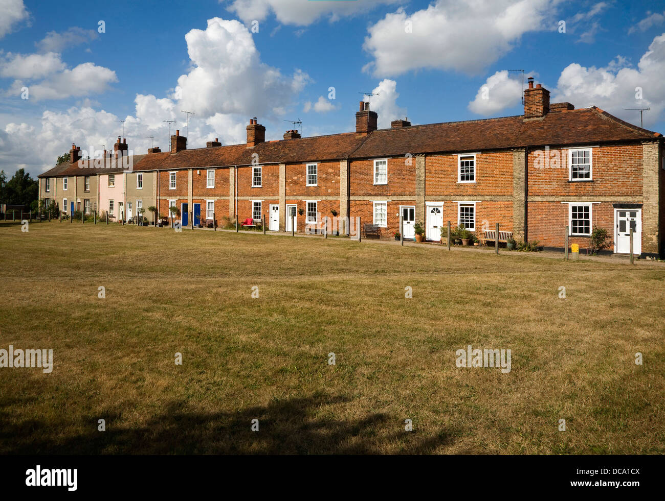 Maisons bâtiments historiques Angleterre Essex Mistley Banque D'Images