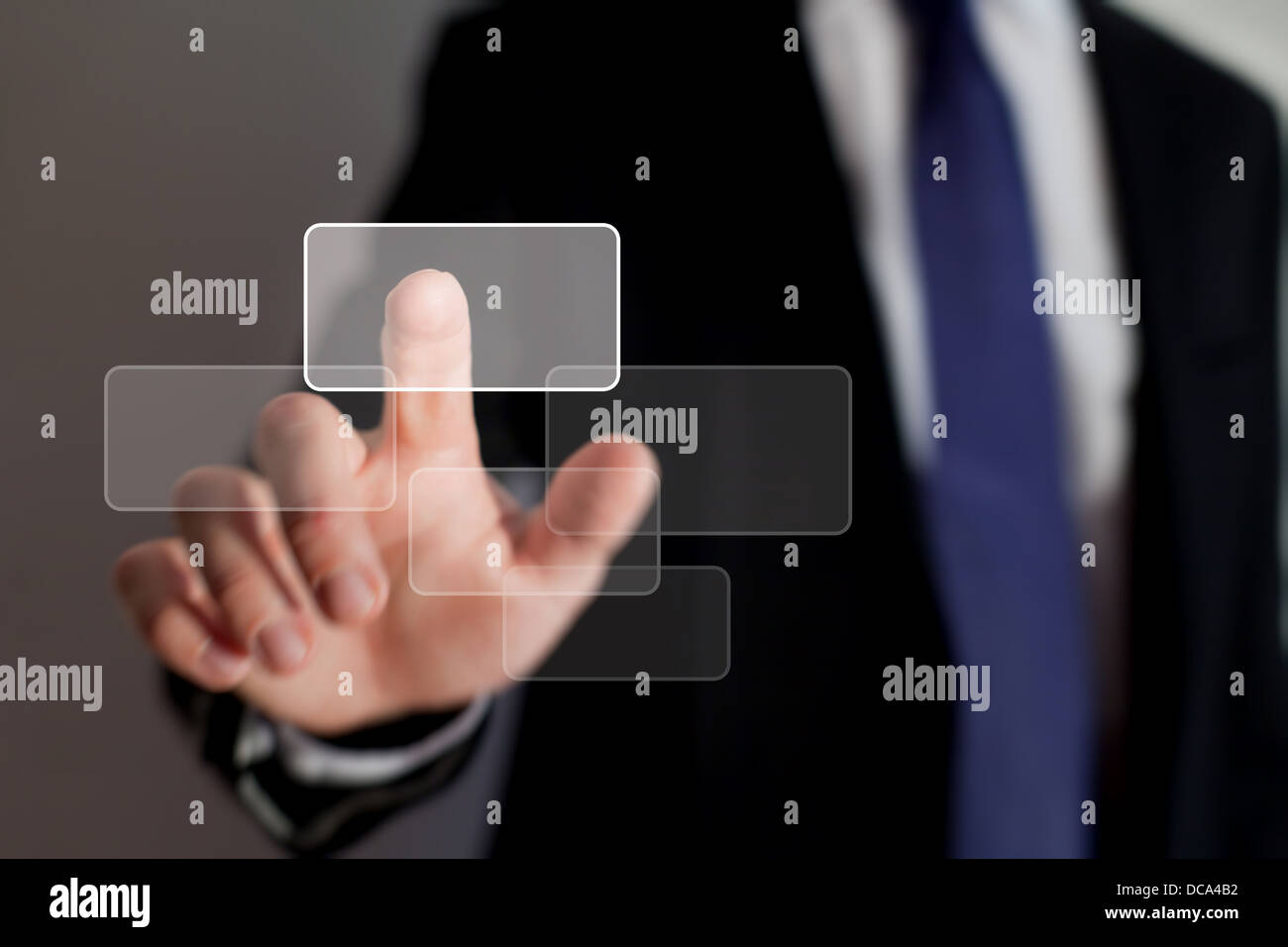 L'interface intelligente de la technologie de l'entreprise Banque D'Images