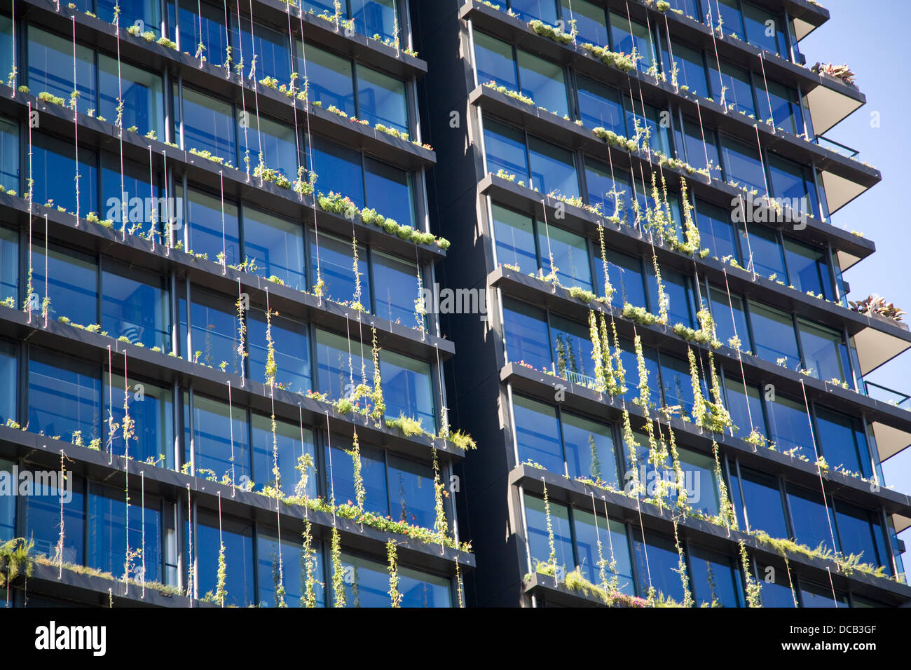 Fraser property group le développement résidentiel, l'un Central Park, sur Broadway, Chippendale, Sydney y compris les plus grands mondes jardin Banque D'Images