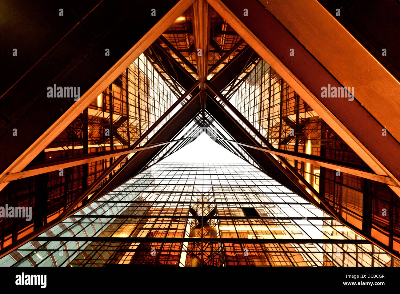 Immeuble de bureaux comme une image abstraite Banque D'Images