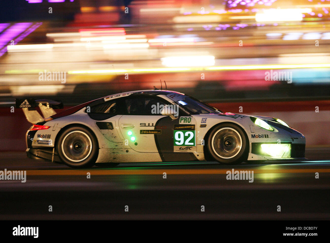 Porsche 911 RSR à Le Mans 24 Heures, 2013 Banque D'Images