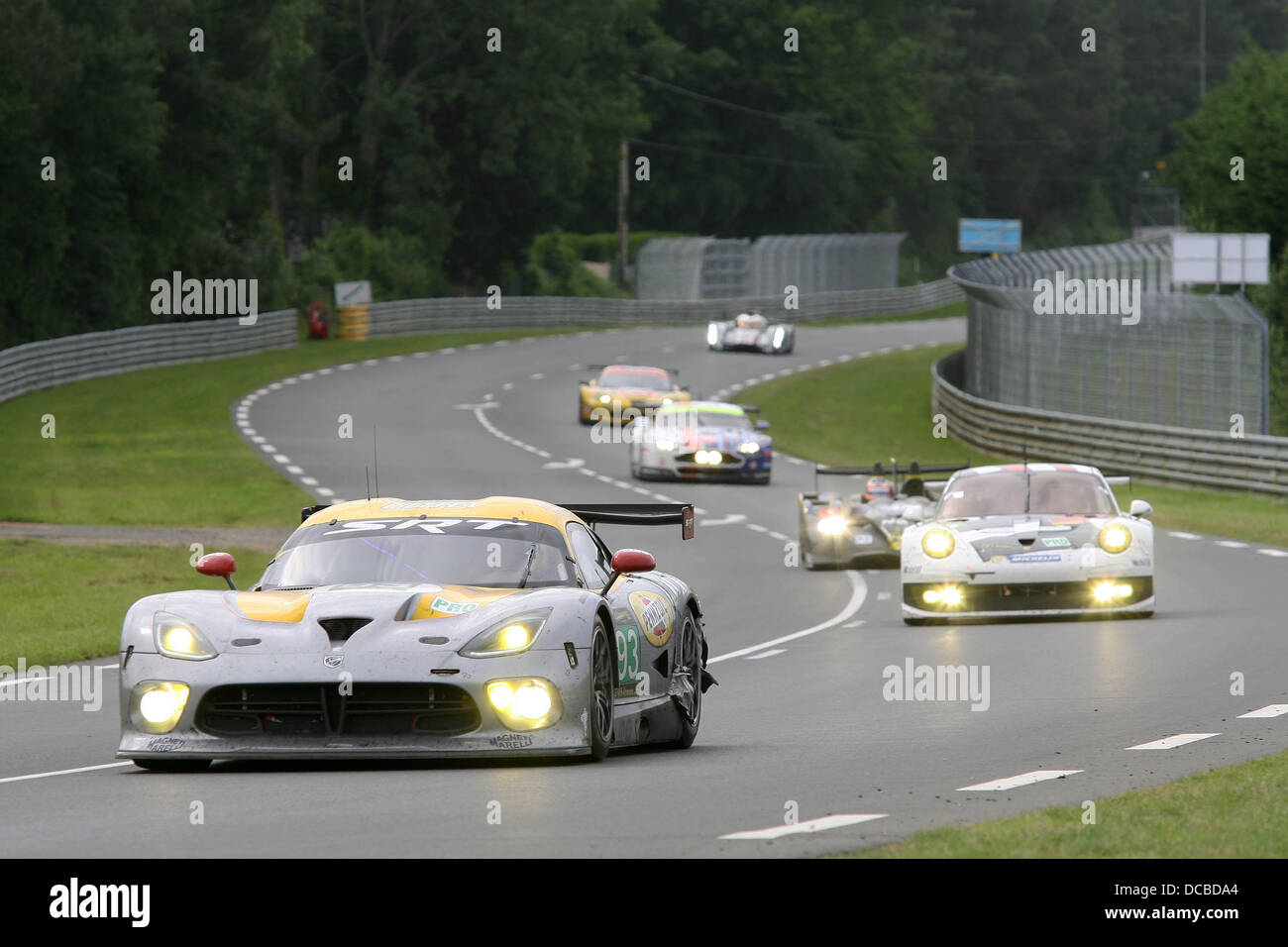 La SRT Viper au 2013 24 Heures du Mans. Banque D'Images