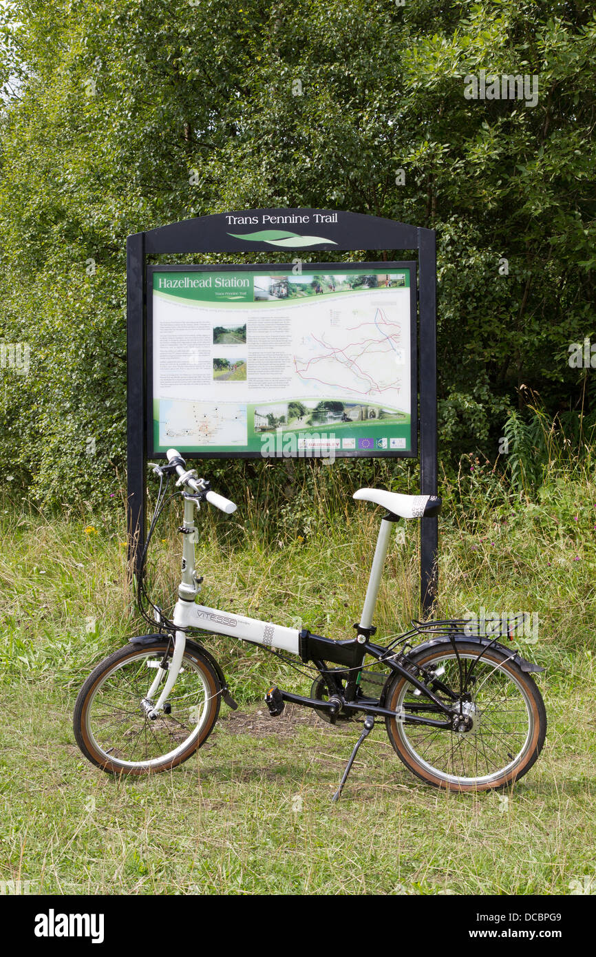 La Trans Pennine trail pour les cyclistes, piétons et cavaliers entre Pont et Dunford Penistone, South Yorkshire Banque D'Images