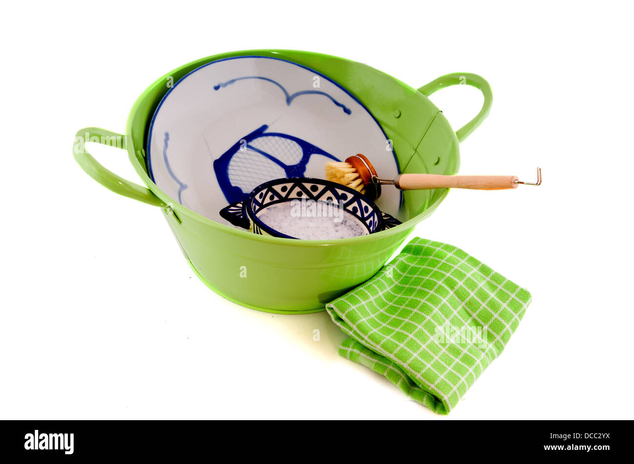 Laver la vaisselle Banque D'Images