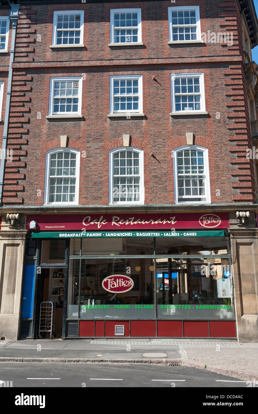 Pomme de terre Tatties restaurant et café Cambridge UK Banque D'Images