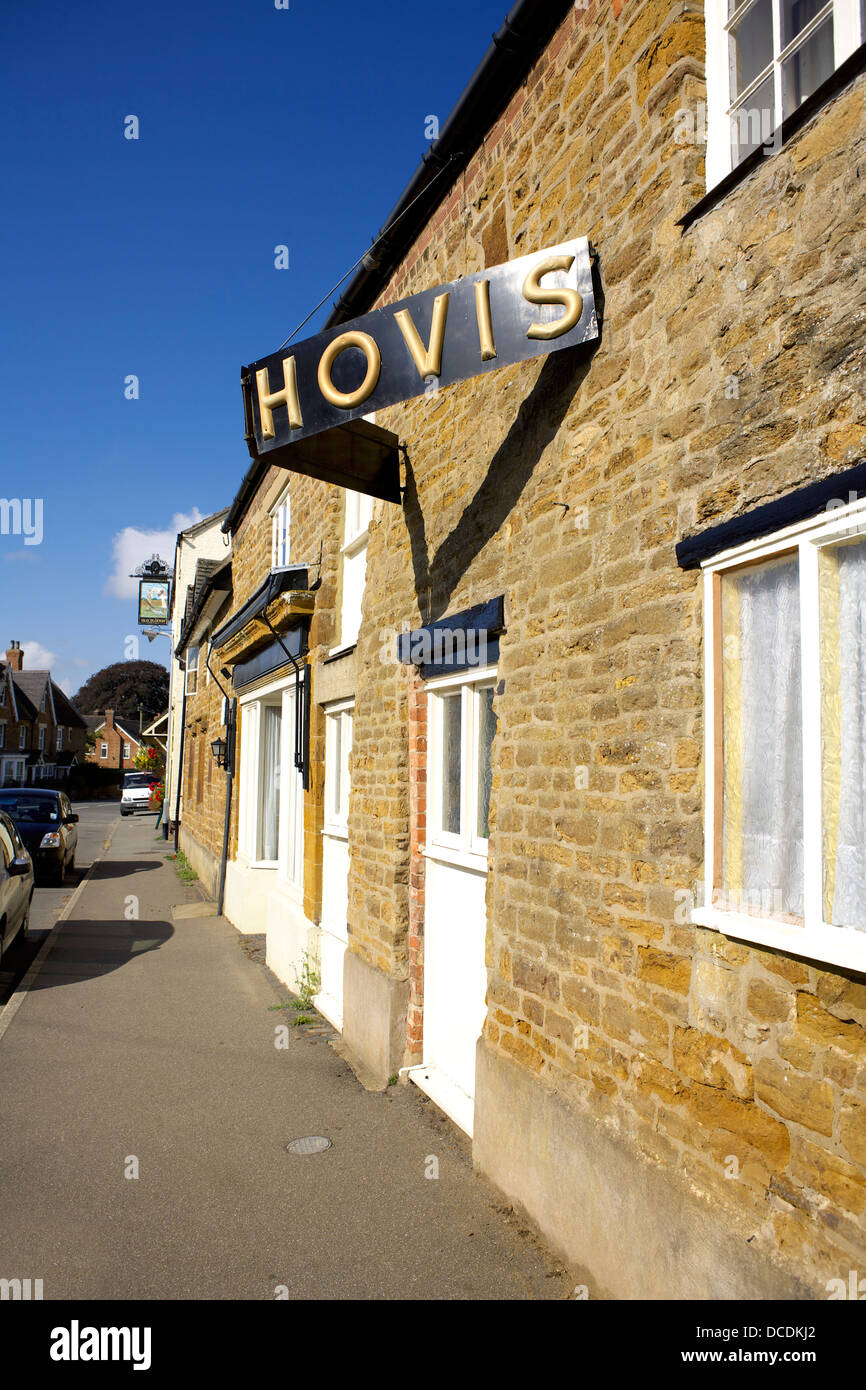 La vieille boulangerie 80 High Street village Northamptonshire Braunston Northants England UK GO signe Hovis anglais assez charmant Banque D'Images