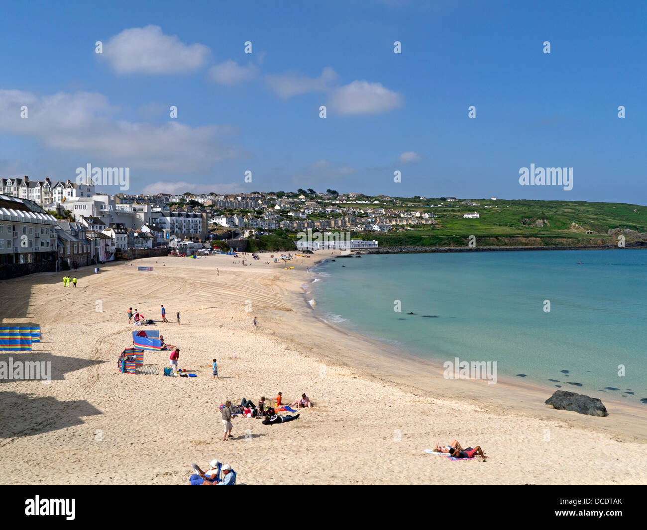 Porthmeor Beach, St Ives, Cornwall, UK Banque D'Images