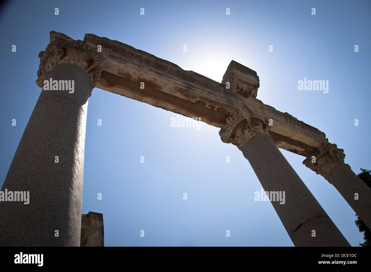 Vieille ville d'Ephèse. La Turquie Banque D'Images