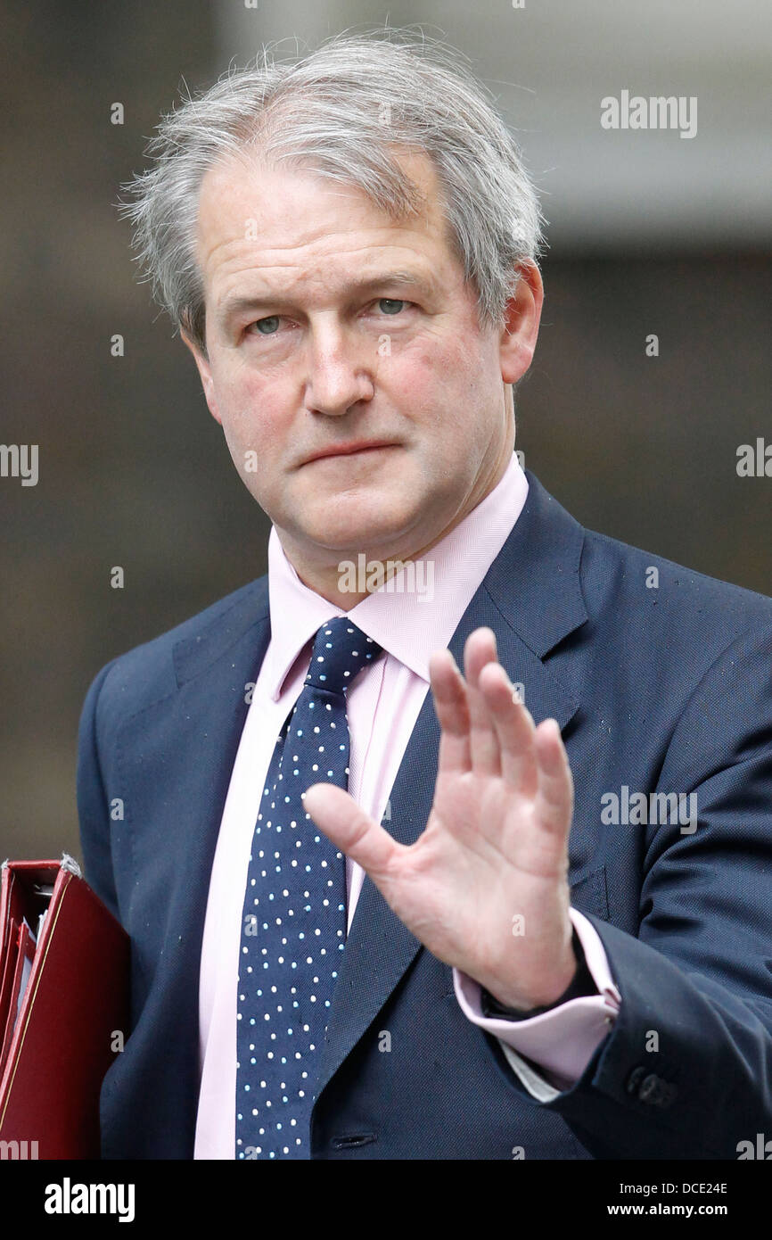 Owen Paterson, secrétaire d'État à l'environnement, de l'Alimentation et des affaires rurales Banque D'Images