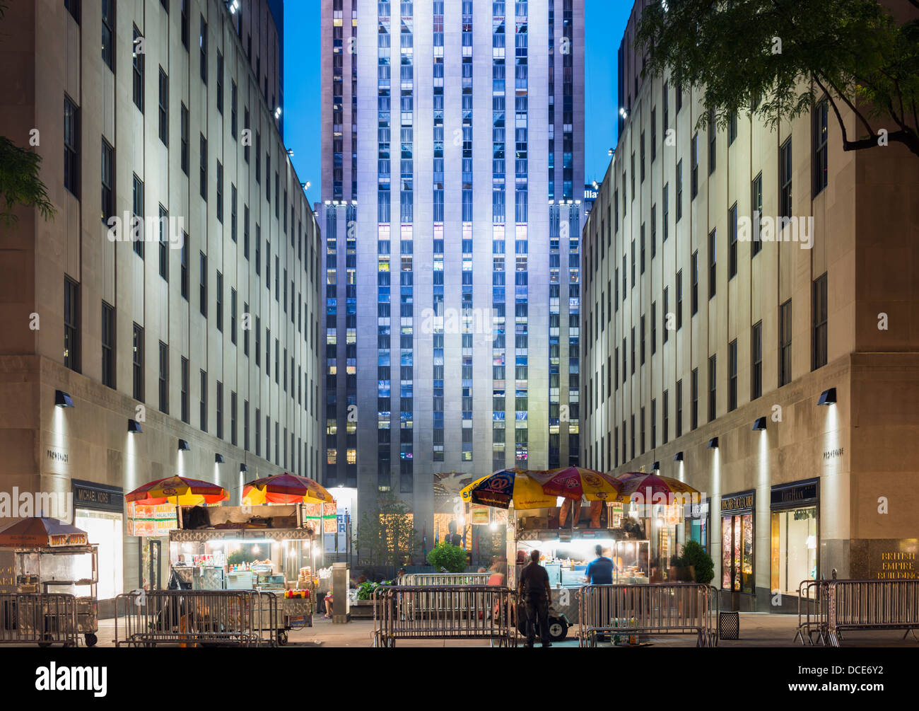 Le Rockefeller Center, Midtown, Manhattan, New York Banque D'Images